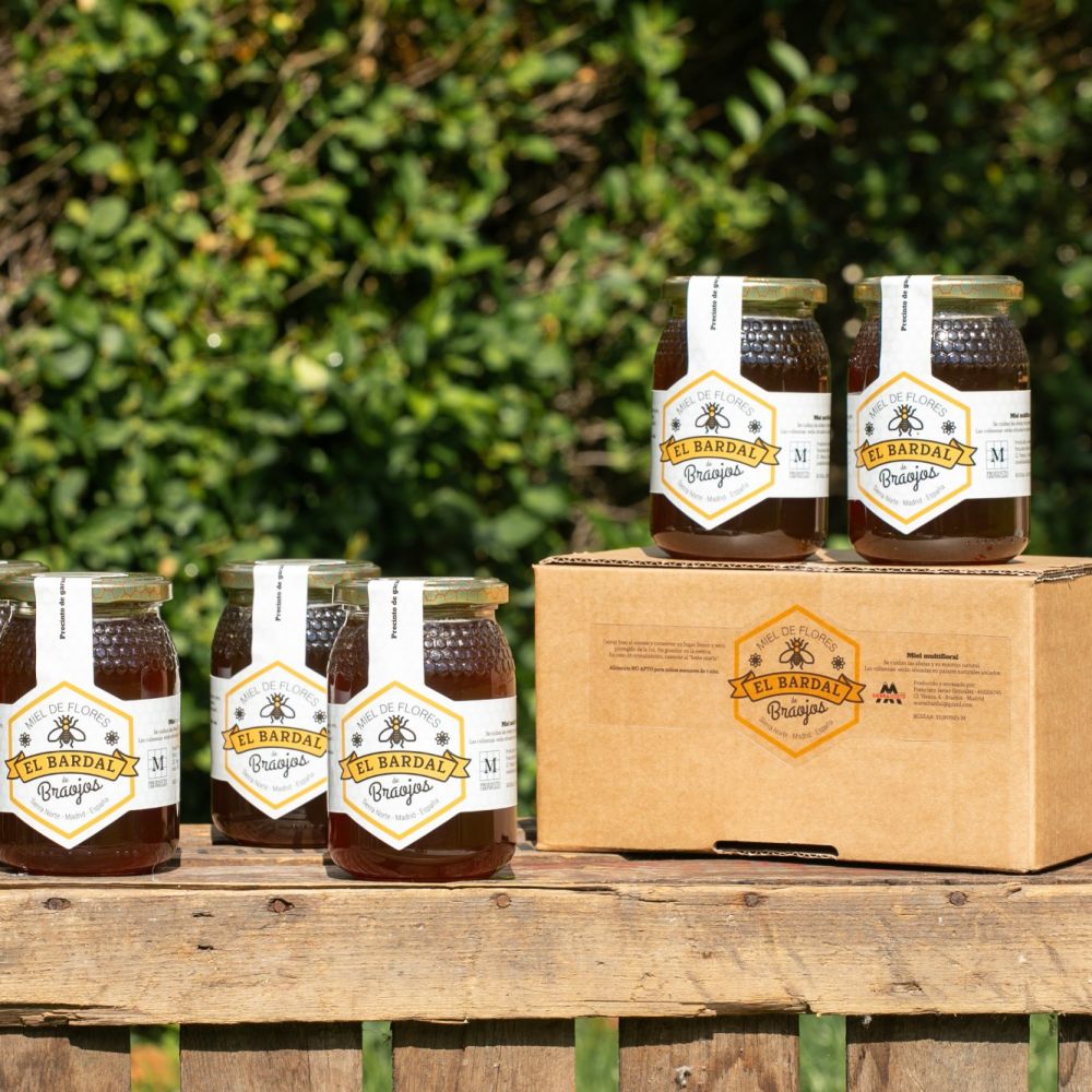 12 tarros de miel milflores de 1 K 12 tarros de miel milflores de 1 K