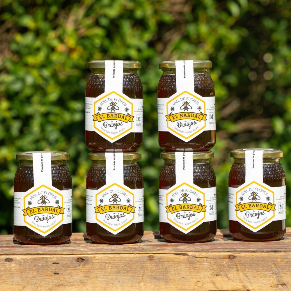 12 tarros de miel milflores de 1/2 K 12 tarros de miel milflores de 1/2 K