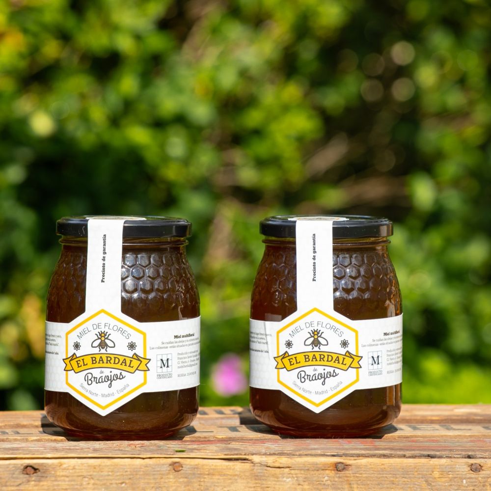 2 tarros de miel milflores de 1/2 K 2 tarros de miel milflores de 1/2 K
