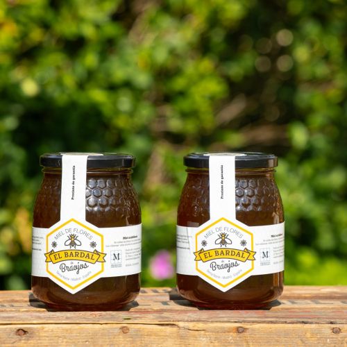 2 tarros de miel milflores de 1/2 K 2 tarros de miel milflores de 1/2 K