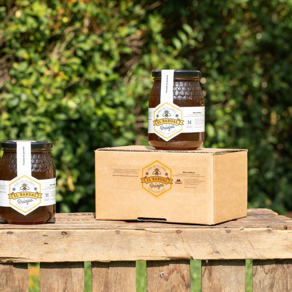 4 tarros de miel milflores de 1/2 K 4 tarros de miel milflores de 1/2 K