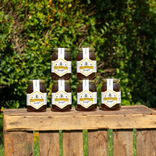 6 tarros de miel milflores de 1 K 6 tarros de miel milflores de 1 K