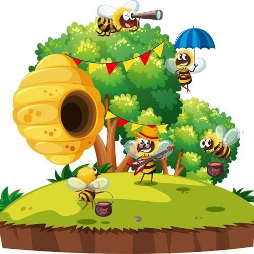 La colmena es un continuo trajín porque las pecoreadoras no dejan de entrar y salir. La colmena es un continuo trajín porque las pecoreadoras no dejan de entrar y salir.