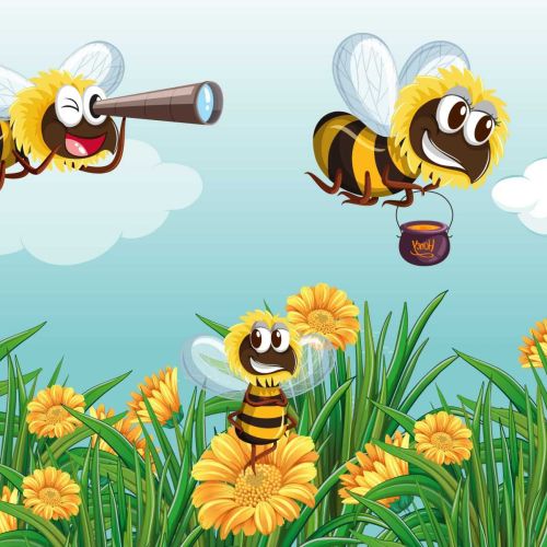 Recolectan néctar y polen de las flores hasta que no pueden recoger más. Recolectan néctar y polen de las flores hasta que no pueden recoger más.